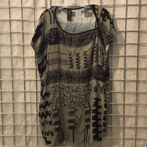 Zero Maria Cornejo size 8 tunic/dress, asymetric neck closure